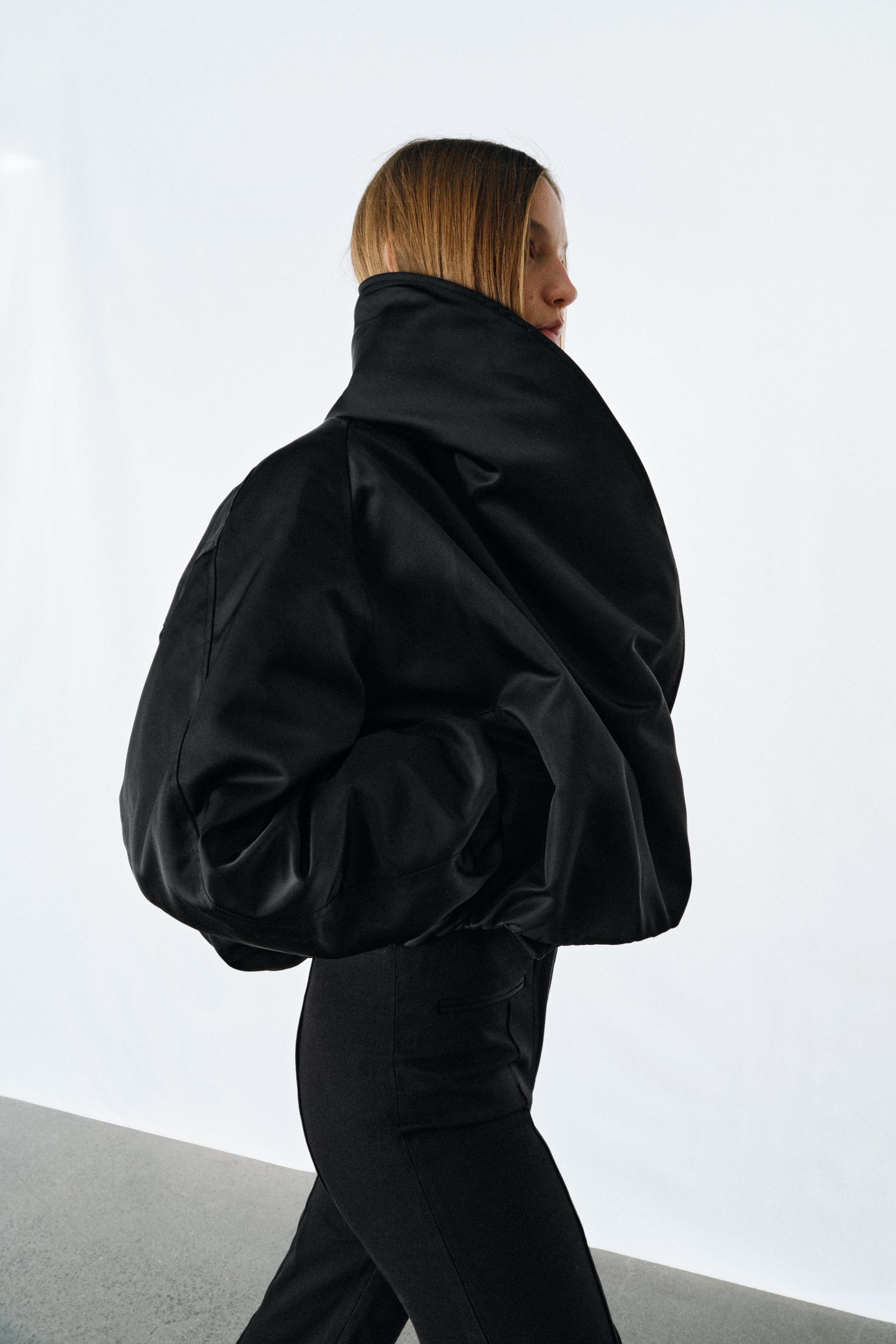 ZW COLLECTION PADDED BOMBER JACKET | Zara US