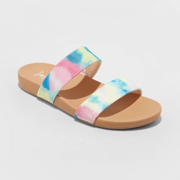 Women's Dedra Two Band Slide Sandals - Shade & Shore™ | Target