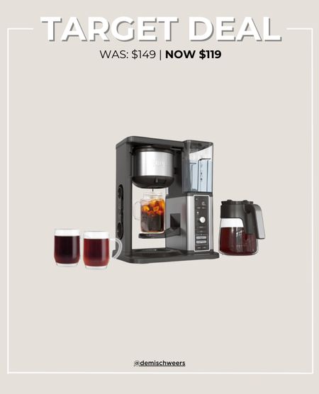 Ninja Coffee Maker Target Deal! 

#LTKHome #LTKSaleAlert