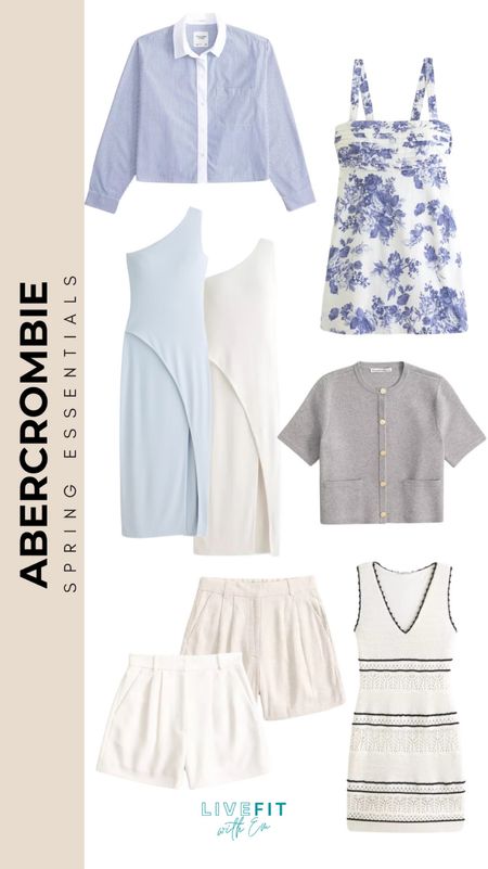 Spring into style with Abercrombie's latest essentials! From the perfect pastel dress to a breezy blue blouse and crisp shorts, this collection is all about fresh starts and soft hues. Layer with a lightweight cardigan for those cooler days, or opt for a chic knit dress for an effortlessly put-together look. It’s the season to refresh your wardrobe with these timeless pieces. #AbercrombieStyle #SpringEssentials #FreshFinds #PastelPerfection #ClassicComfort #LTKspring #LiveFitWithEm

#LTKstyletip #LTKSeasonal #LTKfindsunder100