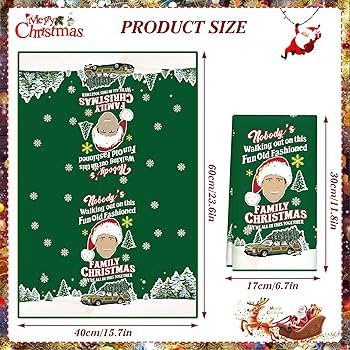 National Lampoon's Christmas Vacation Gift, 2 Pack Funny Christmas Kitchen Towels Dish Towels Han... | Amazon (US)