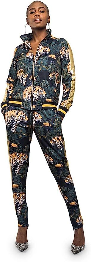 Victorious Women's 2 Piece Tracksuit Set - Long Sleeve Sweatshirts and Sweat Pants | Amazon (US)