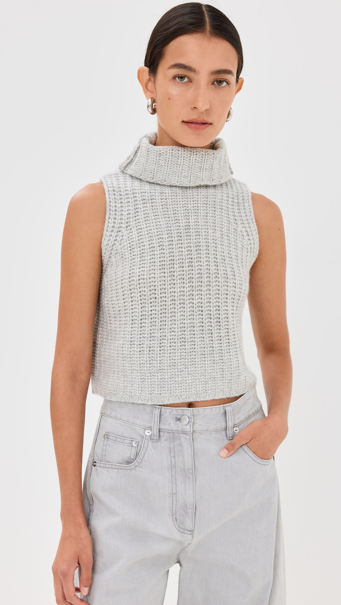 Saige Sleeveless Cashmere Sweater | Shopbop