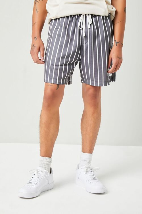 Hazy Daze Striped Sweatshorts | Forever 21 (US)