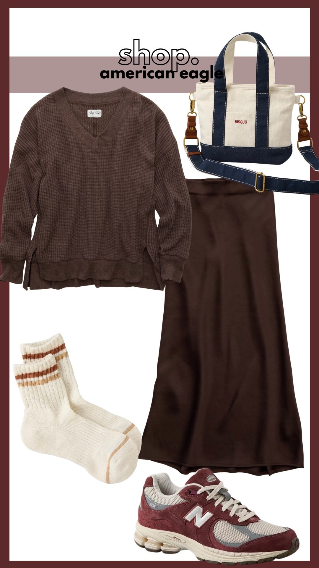 American eagle, fall outfit, midi skirt, sneakers, new balance 

#LTKFallSale #LTKShoeCrush #LTKSeasonal