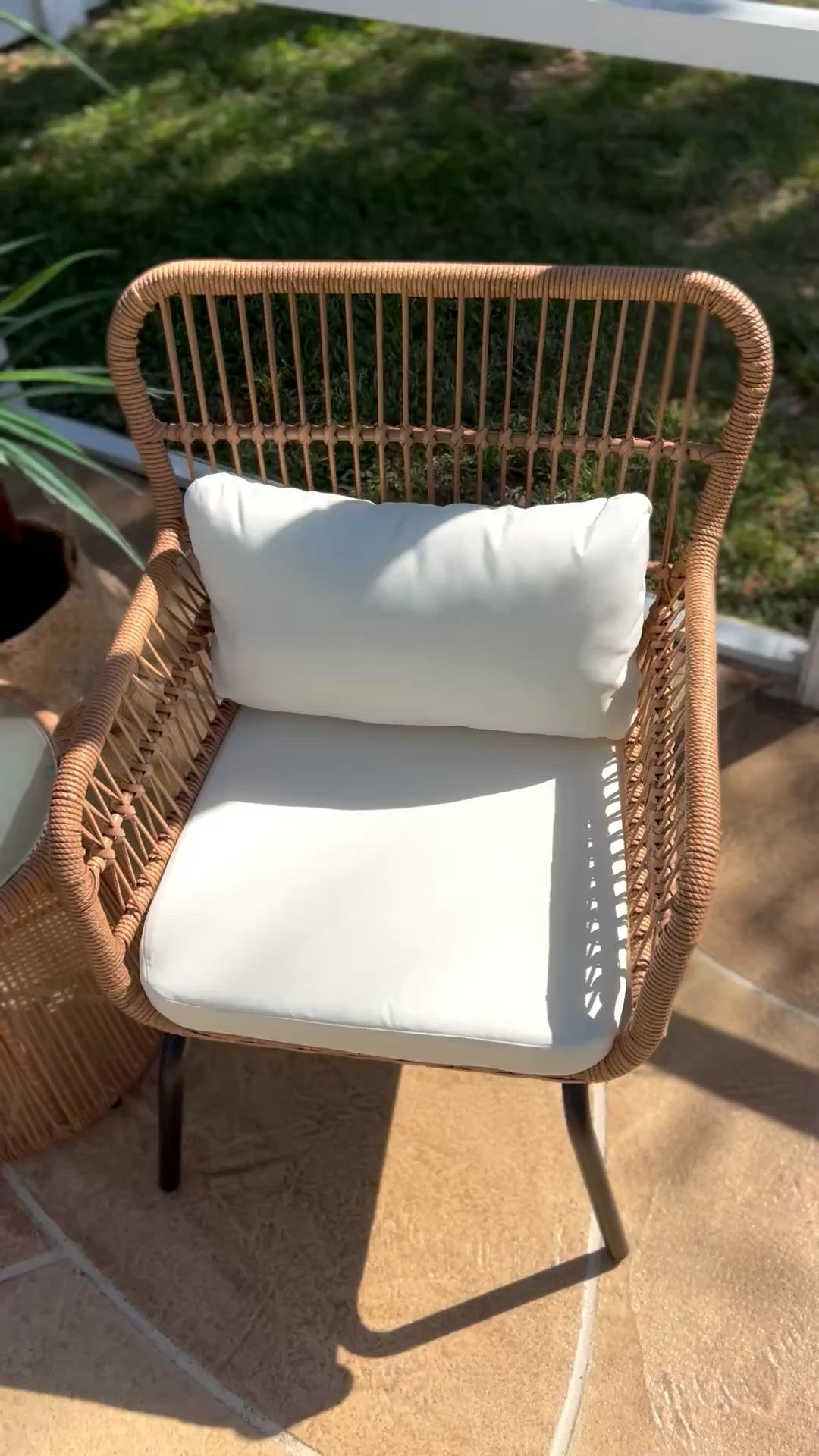 🙌🏼WAYFAIR OUTDOOR PATIO FURNITURE: #ad Looking to refresh your space or add extra seating options to your patio this spring and summer? #wayfair #wayfairfurniture @Wayfair 
  


🙌🏼This outdoor wicker 3-piece bistro set includes 2 patio chairs and a matching table with a tempered glass top. All-weather patio conversation set made from rust and water-resistant pe rattan and powder-coated steel. Outdoor wicker patio furniture set with table & cushions offers you a quiet, cozy space outdoors. Outdoor rattan patio sectional furniture set for any garden, patio, front porch, backyard, pool, or deck. Color: Beige/Yellow

Features:
👉🏼Powder-coated steel frames and PE wicker are rustproof and weather-resistant for long-term use
👉🏼Each seat holds up to 330 lbs; table supports up to 90 lbs
👉🏼Anti-slip foot pads protect floors and add stability
👉🏼Thick sponge cushions offer comfort and support
👉🏼Zippered covers are easy to remove and clean
👉🏼Extended backrest provides full back support
👉🏼Round tempered glass table resists spills and is easy to clean

🙌🏼All three pieces come as a set under $250.

#wayfairhome #wayfairfinds #pooldeck #patio #patiofurniture

#LTKSeasonal #LTKOver40 #LTKdayinmylife #LTKgrwm #LTKootd #LTKHome #LTKSwim #LTKvlog