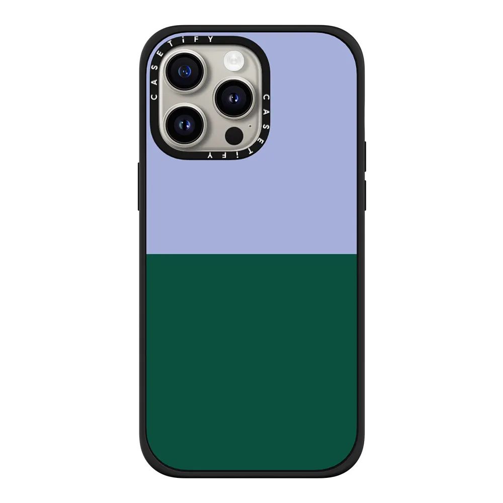 Periwinkle And Green Color Block | Casetify (Global)