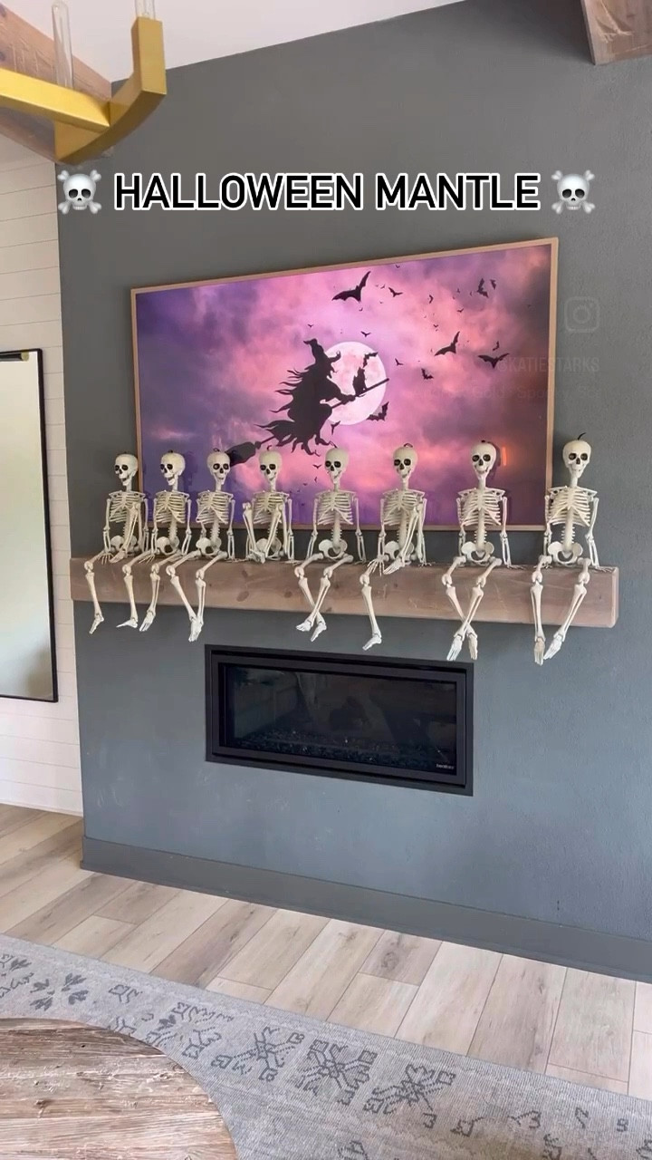 Halloween Mantle - spooky season - Halloween decor 

#LTKHome #LTKVideo #LTKFindsUnder50
