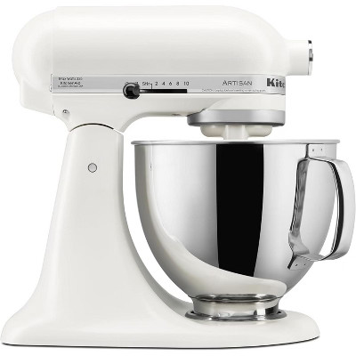 KitchenAid Artisan Series 5-Quart Tilt-Head Stand Mixer in Porcelain White - KSM150PSPL | Target