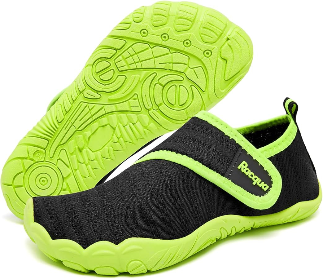 Racqua Kids Water Shoes Girls Boys Quick Dry Shoes Non-Slip Lightweigh Swim Outdoor Shoes(Little ... | Amazon (US)