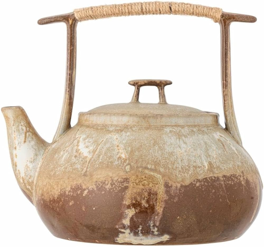Ikigai Stoneware Teapot, Brown | Amazon (US)