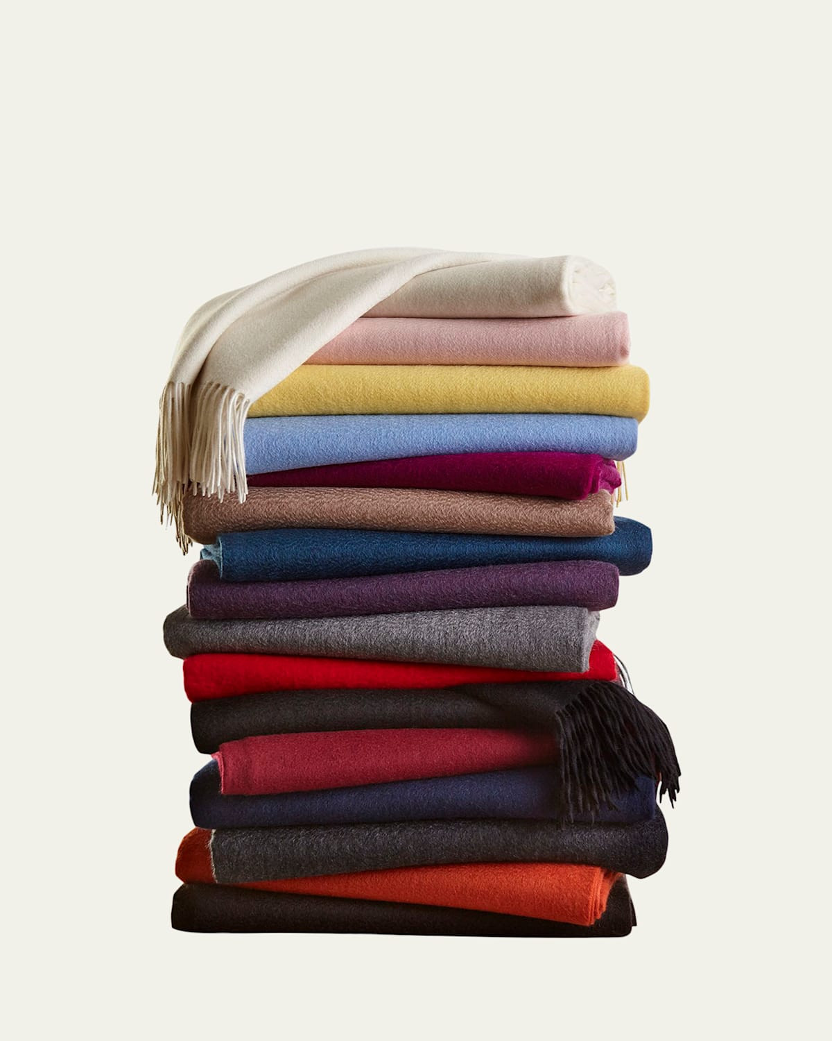 Fringed Cashmere Throw | Bergdorf Goodman