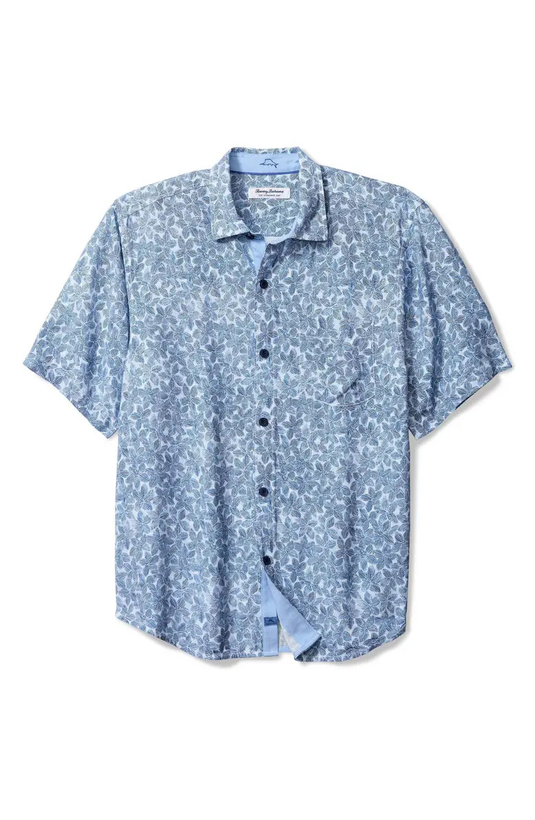 Tommy Bahama Veracruz Cay Sand Dollar Short Sleeve Button-Up Shirt | Nordstrom | Nordstrom