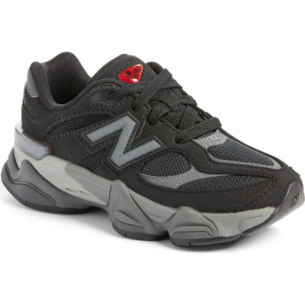 New Balance Kids' 9060 Sneaker in Black/castle Rock at Nordstrom, Size 1 | Nordstrom
