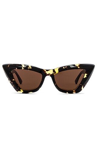 Cat Eye in Shiny Spotted Havana & Brown | Revolve Clothing (Global)