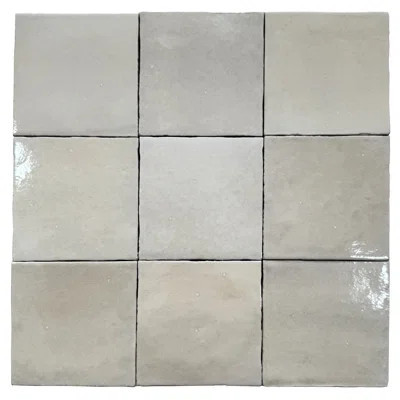 Zelij 4"x4" Ceramic Zellige Look Wall Tile | Wayfair North America
