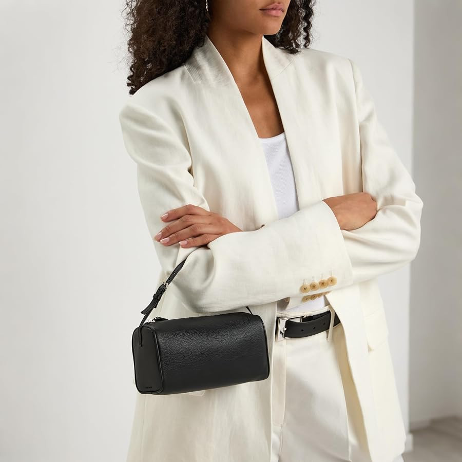 Luxury Full-Grained Leather Crossbody Purses for Women Elegant Shoulder Bag | Amazon (US)
