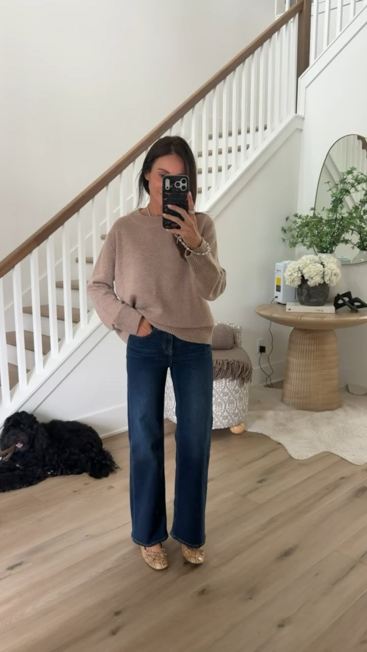 Quince Bella Stretch Wide Leg Jeans.

#LTKootd #LTKOver40 #LTKSaleAlert