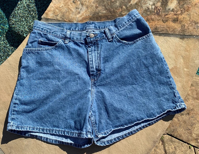 Vintage Womens Lee Riders Denim Shorts Size 16 M Made in USA | Etsy | Etsy (US)