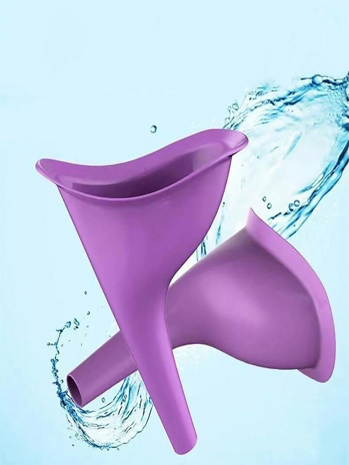 1pc Portable Emergency Female Urinal For Outdoor Travel, Standing Female Urination Device | SHEIN... | SHEIN