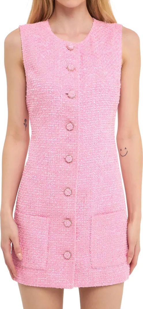 Sleeveless Tweed Minidress | Nordstrom