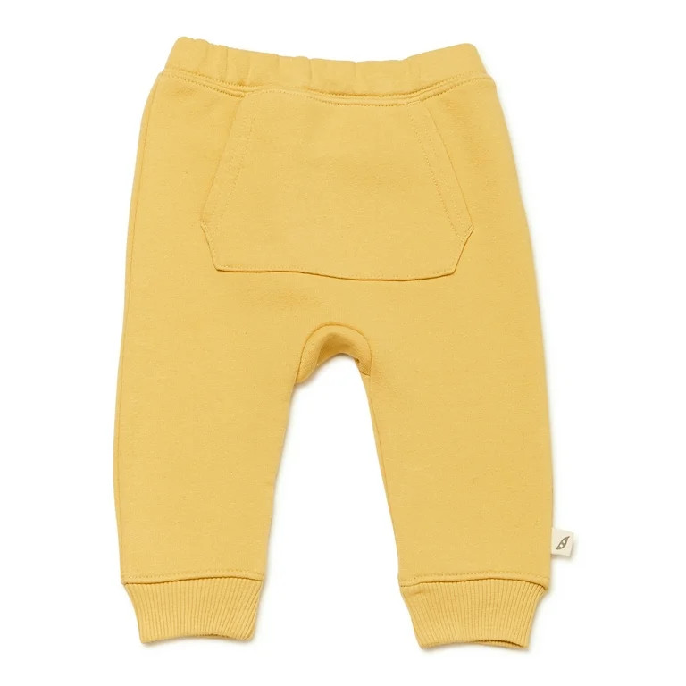 Easy Peasy Baby Solid Kangaroo Pocket French Terry Jogger, Sizes 0/3M-24M | Walmart (US)