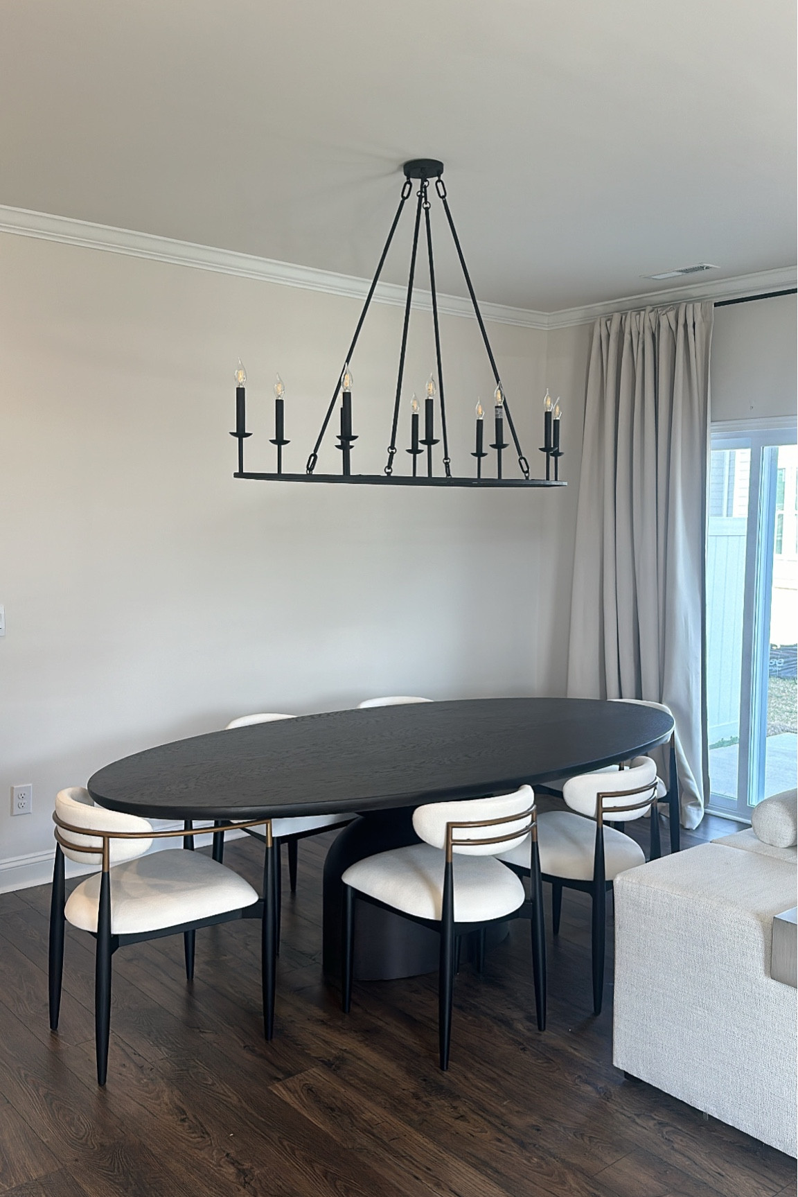 Dining table and chairs 