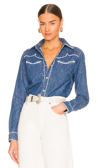 The Ace Long Sleeve Western Shirt in Westworld | Revolve Clothing (Global)