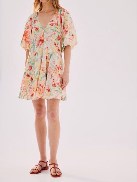 Puff sleeve floral dress 

#LTKSeasonal #LTKfindsunder50 #LTKstyletip
