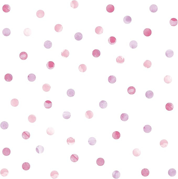 Wall Pops DWPK2466 Watercolor Dots Wall Art Kit, Pink | Amazon (CA)