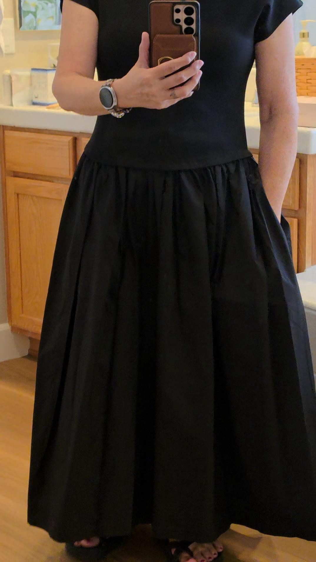 SALE ALERT ⚠️ This is Walmarts - Scoop Brand dress, similar to the Ralph Lauren one. It was $34 now $18!! 🚨Order quickly before its gone, comes in white too. Links in my LTK and in bio.#SaleAlert #ralphlaurendupe 

#LTKMothersDay #LTKSaleAlert #LTKOver40