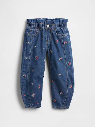 Baby & Toddler Floral Horseshoe Jeans | Gap (US)