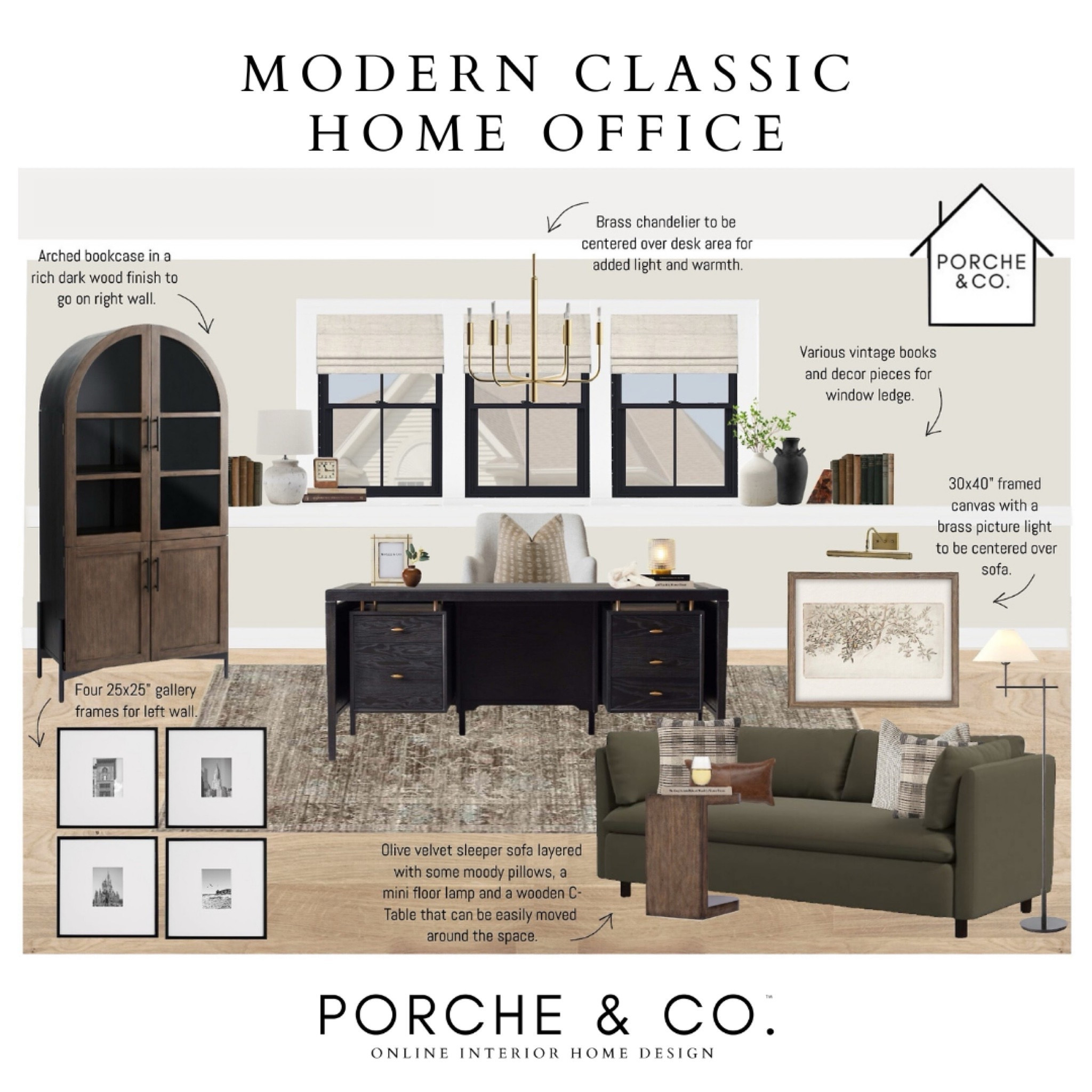 Home office, home office decor, home office styling, work from home
#porcheandco

#LTKStyleTip #LTKHome