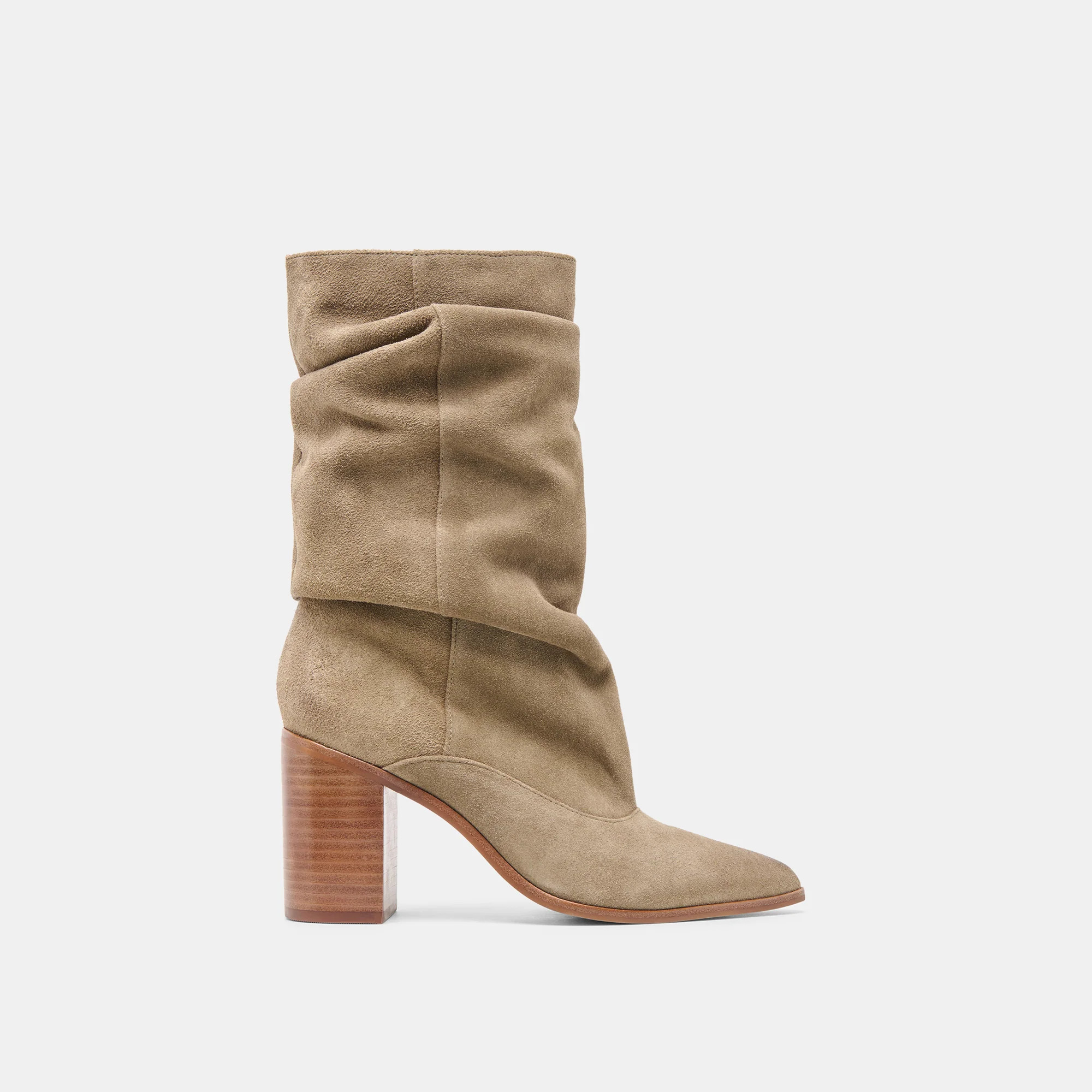 Talina Olive Suede Wide Calf Boots | Dolce Vita | DolceVita.com