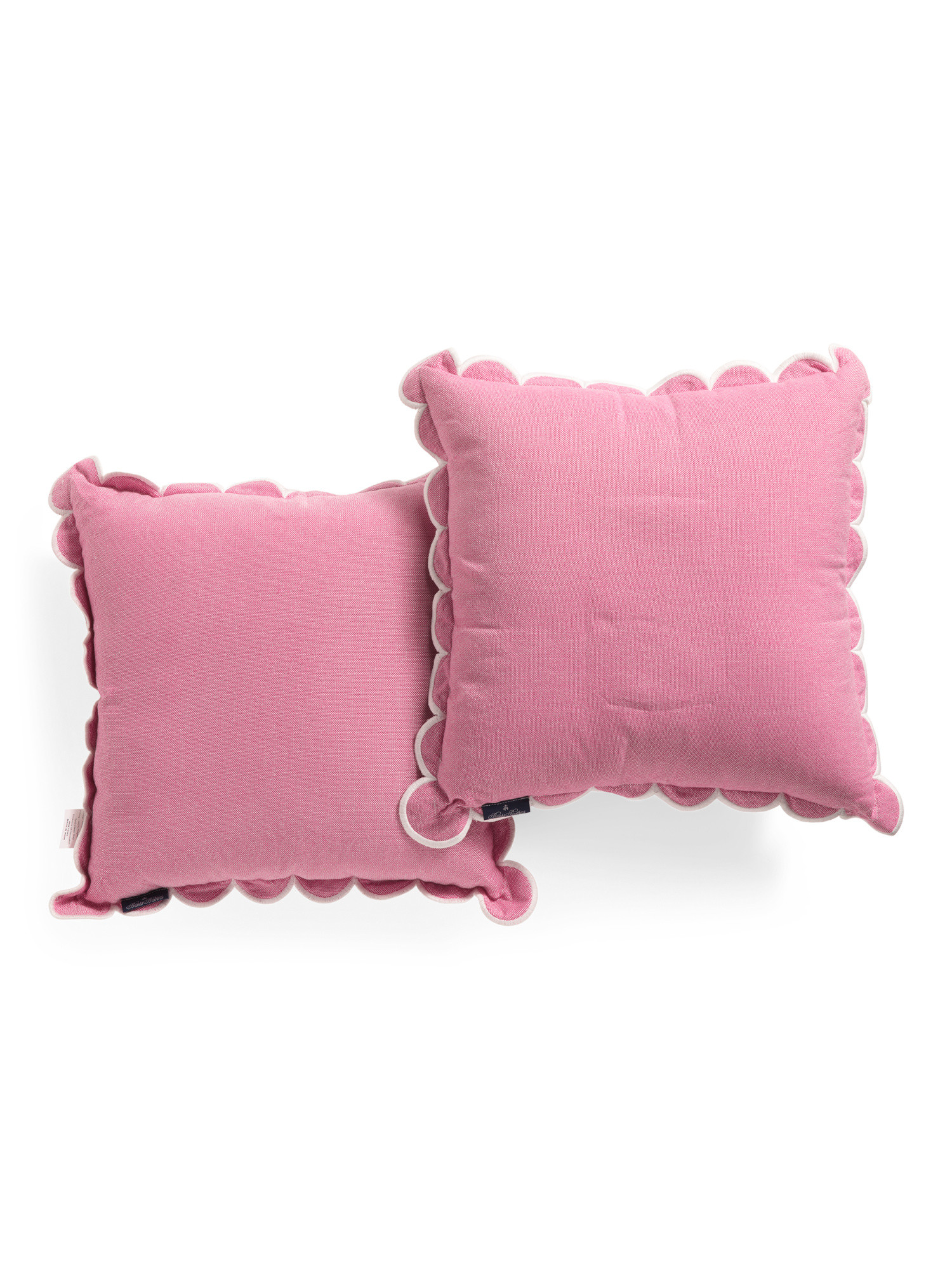 18x18 Set Of 2 Indoor Outdoor Chambray Pillows | TJ Maxx