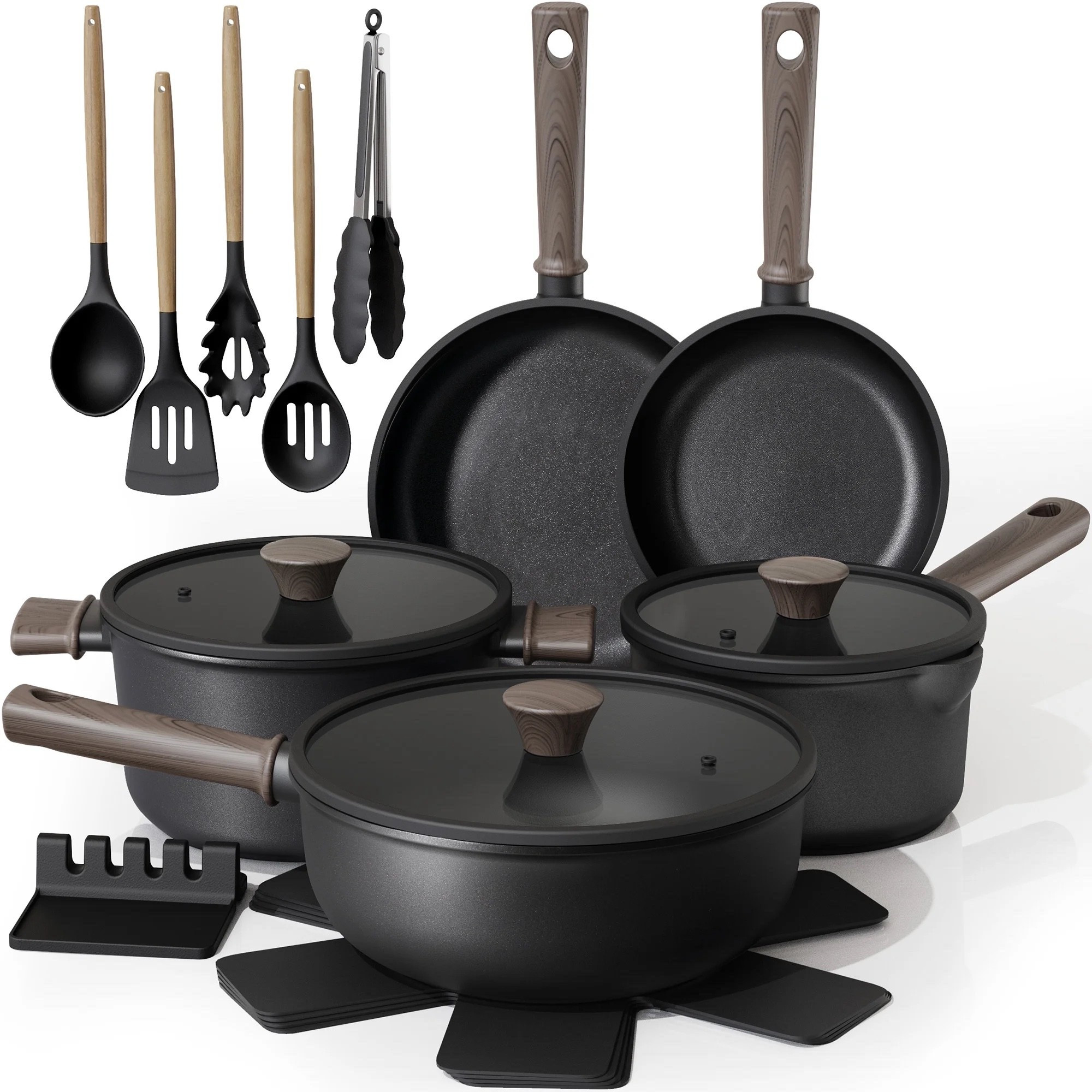 Beautiful black pots and pans set. Normally $199 on sale for $72!!


Kitchen, cooking, home 

#LTKSaleAlert #LTKFindsUnder100 #LTKHome