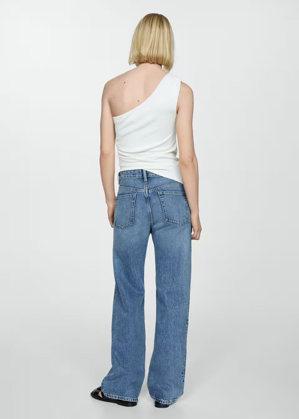 Mid-rise straight jeans -  Women | Mango USA | MANGO (US)