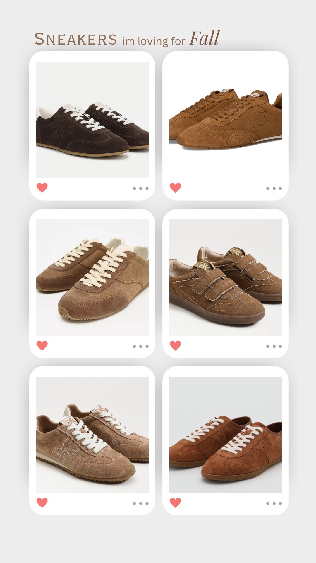 sneakers I’m loving for Fall 🤎👟

Sneaker, shoe, adidas, journeys, DSW, GOAT, stockx, gazelle, farfetch, spezial, Cole haan, new balance, anthropologie, Sam Edelman, Dillards, finish line, Nordstrom, Macys, Steve Madden, dolce vita, Vince camuto, tan sneaker, white sneakers, adidas, new balance, sambas, coach, running shoe, Bloomingdale’s, Nordstrom rack, Anthropologie, dicks sporting goods, women’s shoes, trendy, best seller, sale, new arrivals, spring, summer, style, must have, under 300, under 200, under 100, sweet Caroline collection

#LTKfindsunder100 #LTKstyletip #LTKshoecrush

#LTKSeasonal #LTKShoeCrush #LTKFindsUnder100