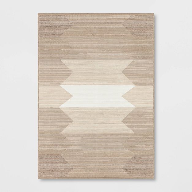 Scandi Asymmetrical Woven Outdoor Rug - Opalhouse™ | Target