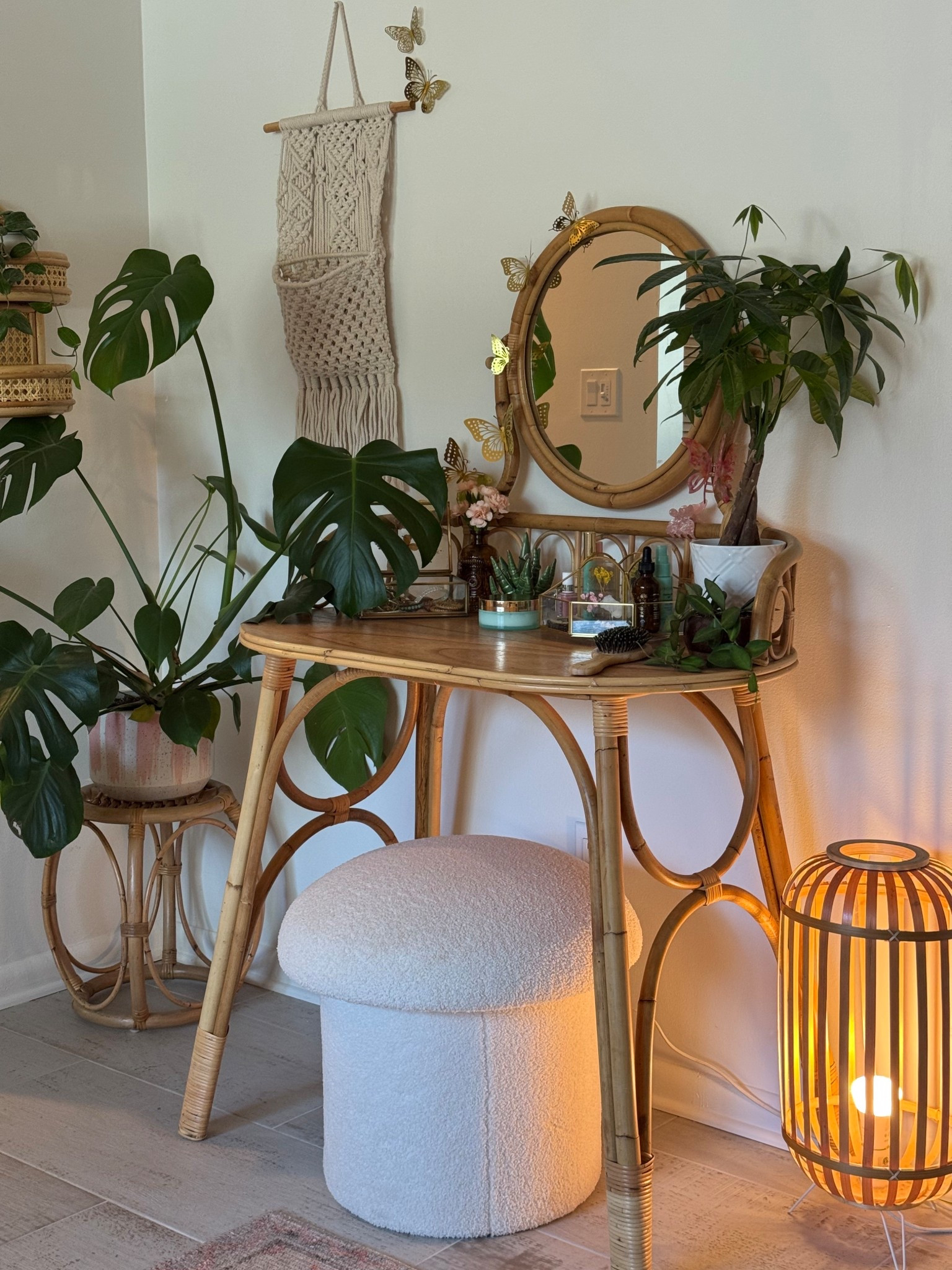 Boho vanity set up ✨ 

#LTKHome
