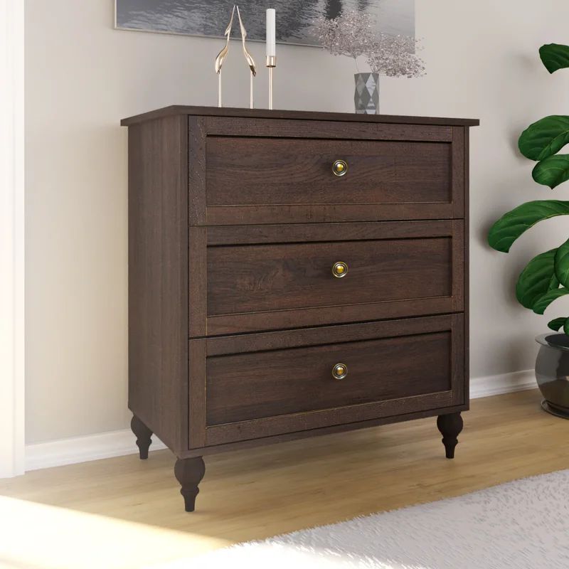 Wellington 3 Drawer 30'' W Chest | Wayfair North America