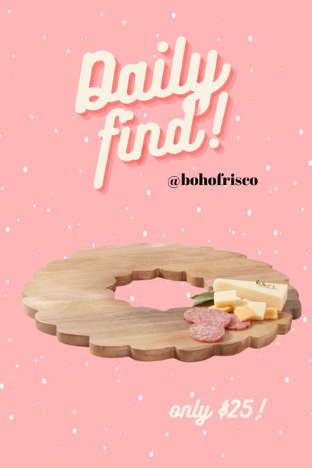 Daily find budget find hostess gift cutting board cheese board holiday hosting Christmas decor 

#LTKSeasonal #LTKunder50 #LTKHoliday