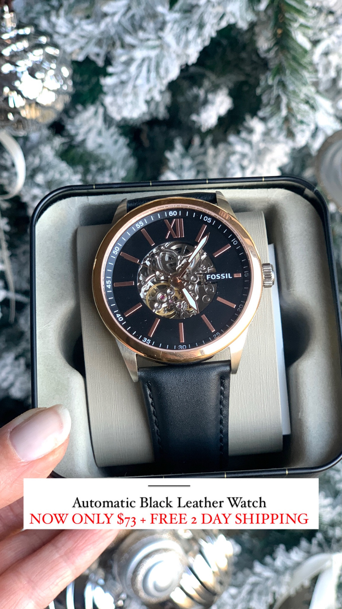 Watch on Sale for only $73 + FREE SHIPPING! Couldn’t be more excited to gift it to my husband for Christmas!

Christmas gift, gifts for him, watch for men, lifestyle for men, grandpa gift, dad gift, spouse gift

#LTKHoliday #LTKGiftGuide #LTKMens