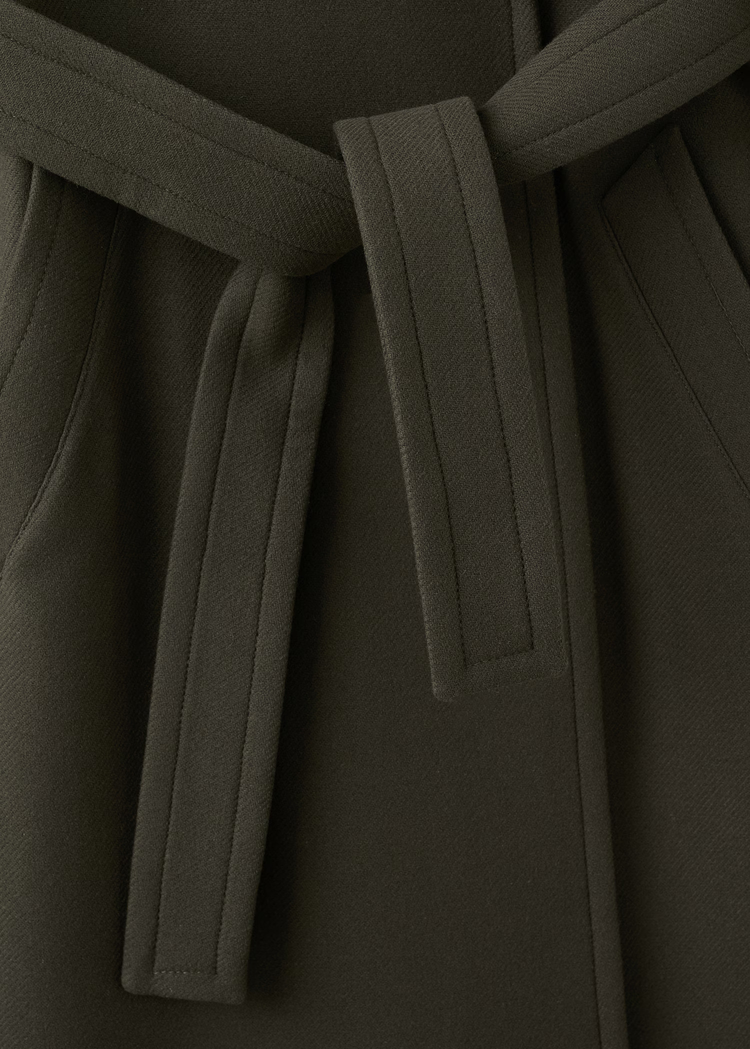 Manteco wool coat with belt | MANGO (UK)