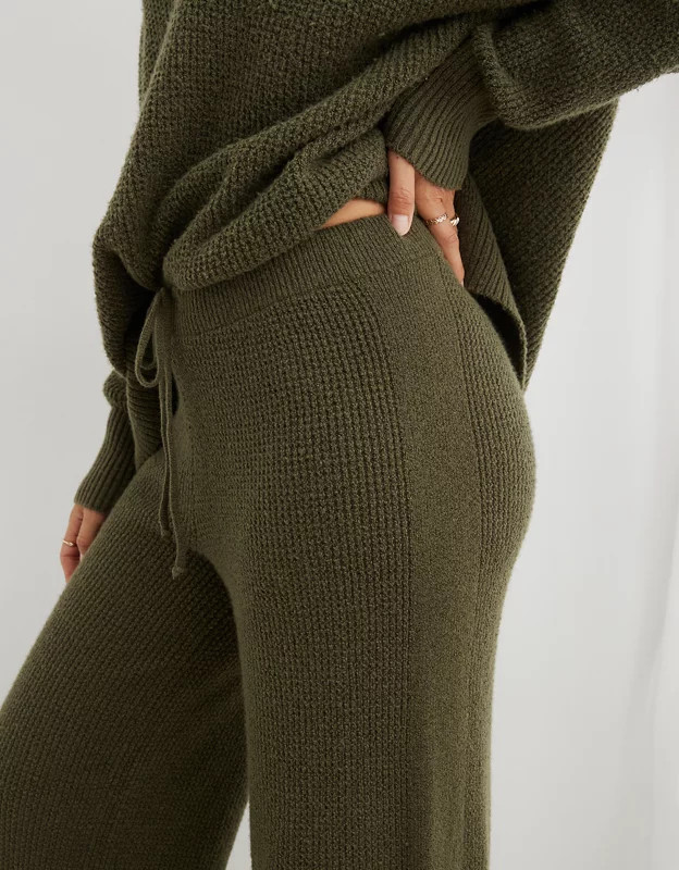 Aerie CozyUp Waffle Skater Pant | Aerie