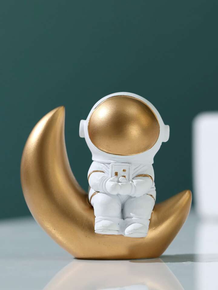 1pc Moon & Spaceman Shaped Decoration Craft Home Decor Gift | SHEIN