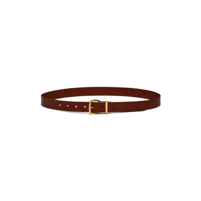 Madewell The Essential Leather Belt in Ecru at Nordstrom, Size X-Small | Nordstrom