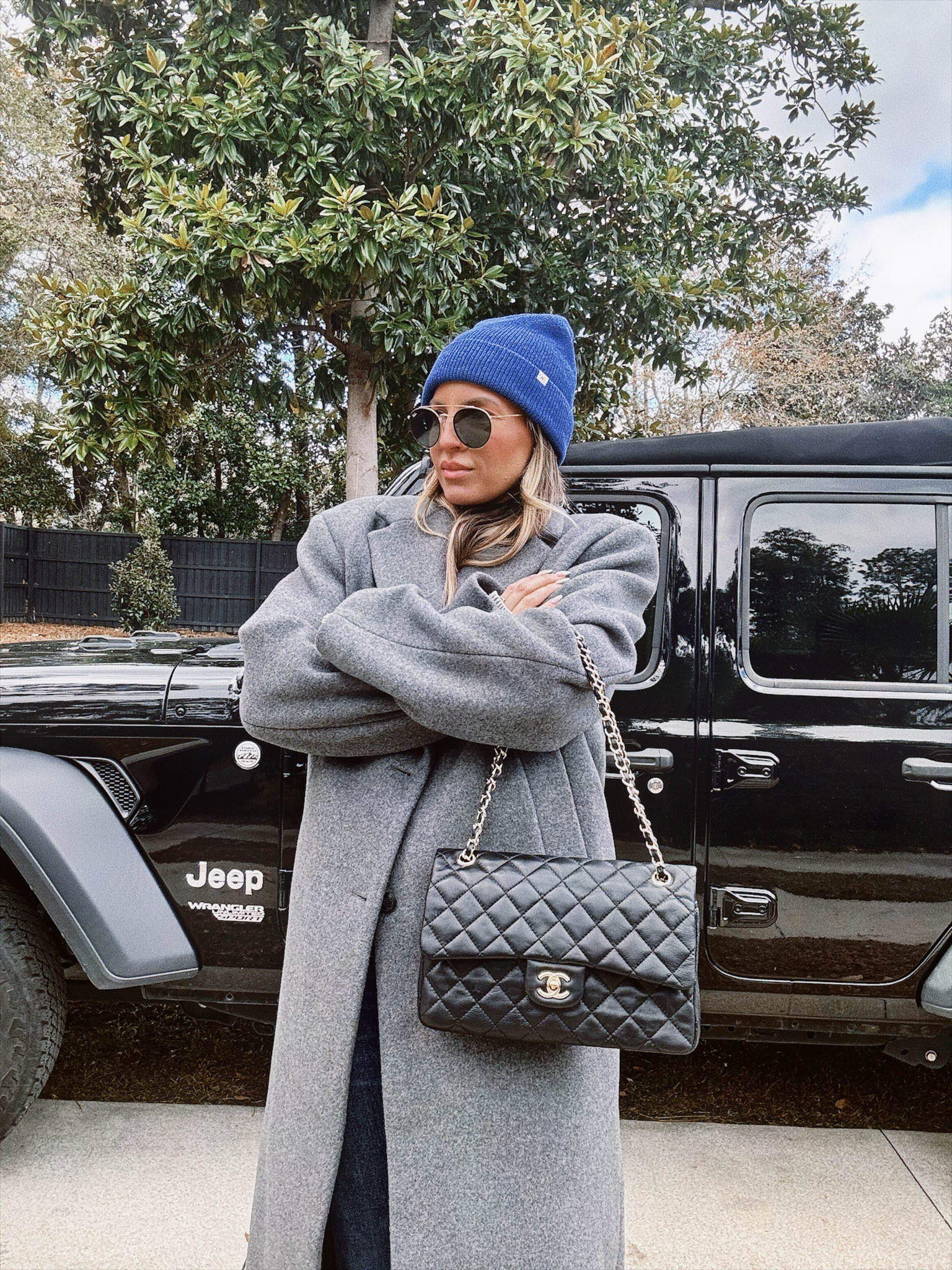 Wearing a medium in the jacket. I sized down in the denim. Boots run TTS.

#LTKover40 #LTKstyletip #LTKSeasonal