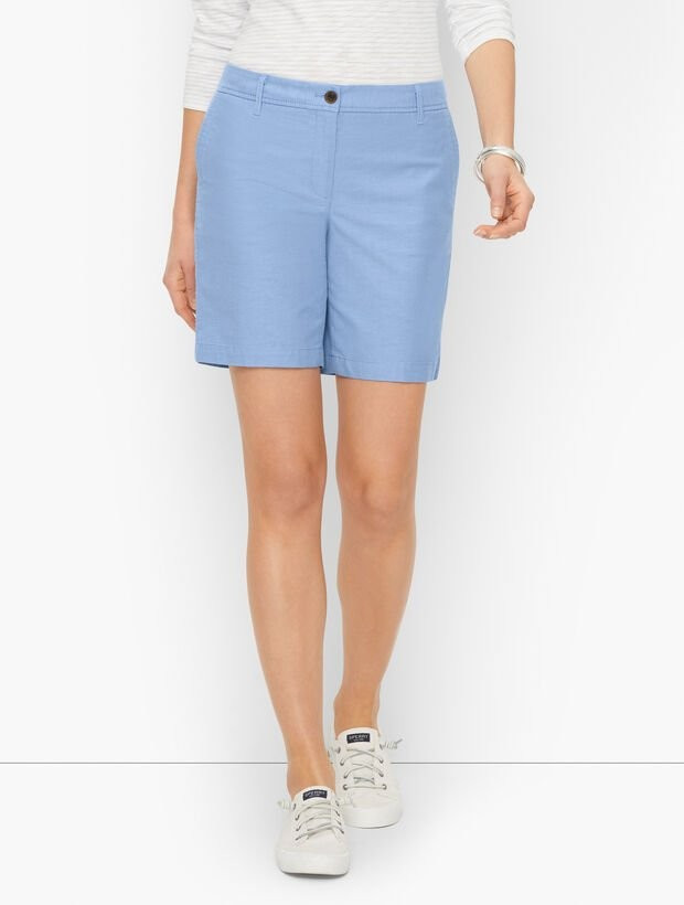 Relaxed Chino Shorts - Oxford | Talbots
