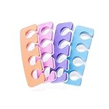 Toe Separators, Soft Two Tone Toe Spacers, Great Toe Cushions, Apply Nail Polish During Pedicure and | Amazon (US)